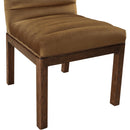 Meridian Evelyn Saddle Velvet Dining Chair IMAGE 6