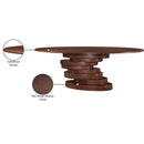 Meridian Moriah Brown Dining Table IMAGE 7