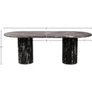 Meridian Messina Black Marble Dining Table (3 Boxes) IMAGE 9