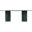 Meridian Messina Green Marble Dining Table (3 Boxes) IMAGE 3