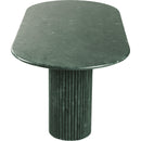 Meridian Messina Green Marble Dining Table (3 Boxes) IMAGE 4