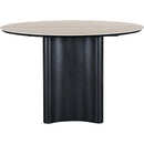 Meridian Corvina Black Oak Veneer Dining Table IMAGE 4