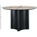 Meridian Corvina Black Oak Veneer Dining Table IMAGE 6