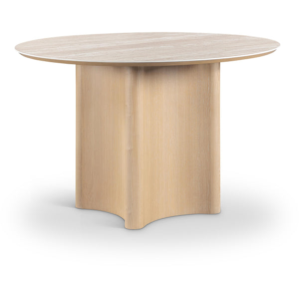 Meridian Corvina Natural Oak Veneer Dining Table IMAGE 1