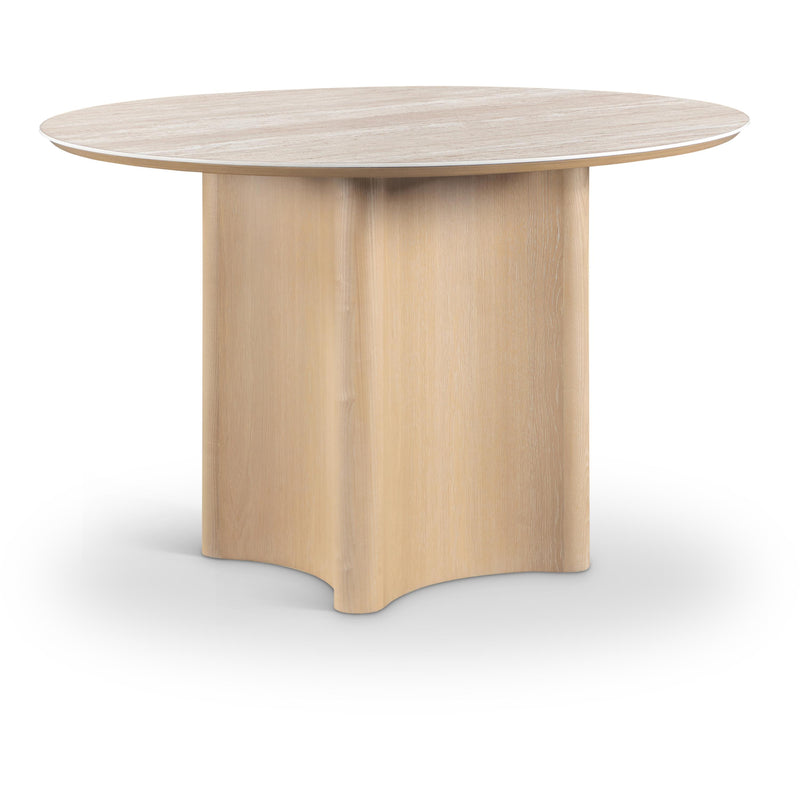 Meridian Corvina Natural Oak Veneer Dining Table IMAGE 1
