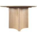 Meridian Corvina Natural Oak Veneer Dining Table IMAGE 3