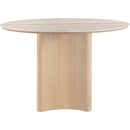 Meridian Corvina Natural Oak Veneer Dining Table IMAGE 4