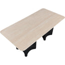 Meridian Corvina Black Oak Veneer Dining Table IMAGE 5