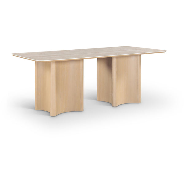 Meridian Corvina Natural Oak Veneer Dining Table IMAGE 1