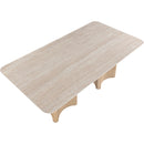 Meridian Corvina Natural Oak Veneer Dining Table IMAGE 5