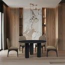 Meridian Colosseum Black Dining Table IMAGE 2