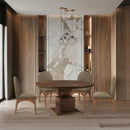 Meridian Rishal Dining Table IMAGE 2
