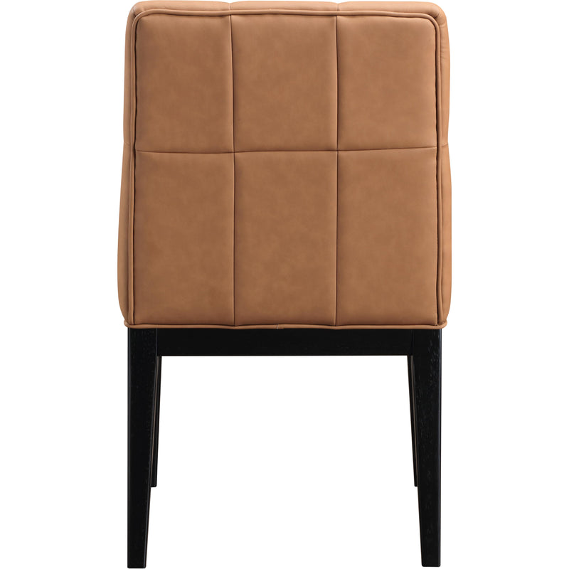 Meridian Adrian Cognac Vegan Leather Dining Side Chair IMAGE 5
