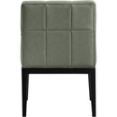 Meridian Adrian Green Vegan Leather Dining Arm Chair IMAGE 5