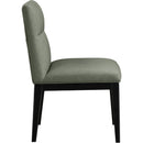 Meridian Adrian Green Vegan Leather Dining Side Chair IMAGE 4