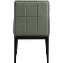 Meridian Adrian Green Vegan Leather Dining Side Chair IMAGE 5