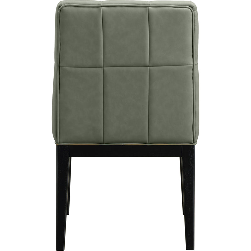 Meridian Adrian Green Vegan Leather Dining Side Chair IMAGE 5