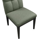 Meridian Adrian Green Vegan Leather Dining Side Chair IMAGE 7