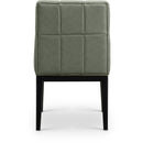 Meridian Adrian Green Vegan Leather Dining Side Chair IMAGE 9