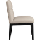 Meridian Adrian Taupe Vegan Leather Dining Side Chair IMAGE 4