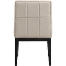 Meridian Adrian Taupe Vegan Leather Dining Side Chair IMAGE 5