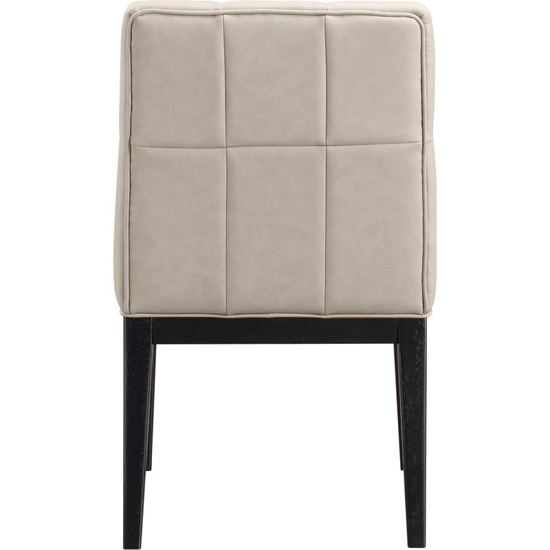 Meridian Adrian Taupe Vegan Leather Dining Side Chair IMAGE 5