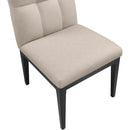 Meridian Adrian Taupe Vegan Leather Dining Side Chair IMAGE 7