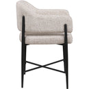 Meridian Dame Beige Fabric Dining Chair IMAGE 4