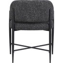 Meridian Dame Black Fabric Dining Chair IMAGE 5