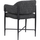 Meridian Dame Black Fabric Dining Chair IMAGE 6