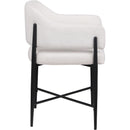 Meridian Dame Cream Fabric Dining Chair IMAGE 4