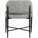 Meridian Dame Grey Fabric Dining Chair IMAGE 5