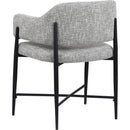 Meridian Dame Grey Fabric Dining Chair IMAGE 6