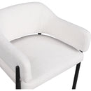 Meridian Dame Cream Fabric Counter Stool IMAGE 7