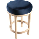 Meridian Monette Navy Velvet Counter Stool IMAGE 5