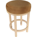 Meridian Monette Saddle Velvet Counter Stool IMAGE 5