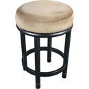 Meridian Monette Beige Velvet Counter Stool IMAGE 5