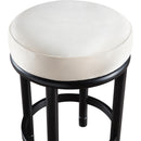 Meridian Monette Cream Velvet Counter Stool IMAGE 4