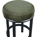 Meridian Monette Green Velvet Counter Stool IMAGE 4