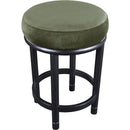 Meridian Monette Green Velvet Counter Stool IMAGE 5