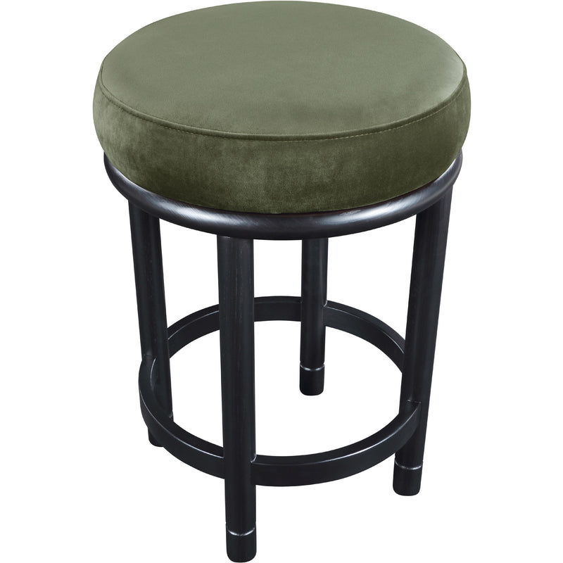 Meridian Monette Green Velvet Counter Stool IMAGE 5