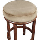 Meridian Monette Beige Velvet Counter Stool IMAGE 4
