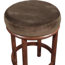 Meridian Monette Brown Velvet Counter Stool IMAGE 4