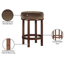 Meridian Monette Brown Velvet Counter Stool IMAGE 7