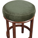 Meridian Monette Green Velvet Counter Stool IMAGE 4