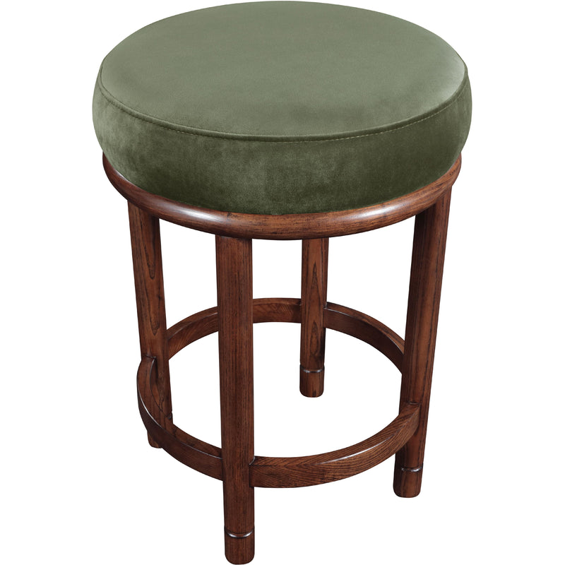 Meridian Monette Green Velvet Counter Stool IMAGE 5