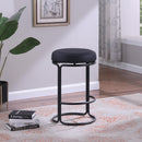 Meridian Madison Black Vegan Leather Counter Stool IMAGE 2