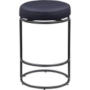 Meridian Madison Black Vegan Leather Counter Stool IMAGE 3