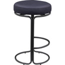 Meridian Madison Black Vegan Leather Counter Stool IMAGE 4