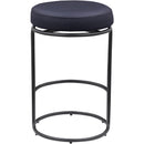 Meridian Madison Black Vegan Leather Counter Stool IMAGE 5